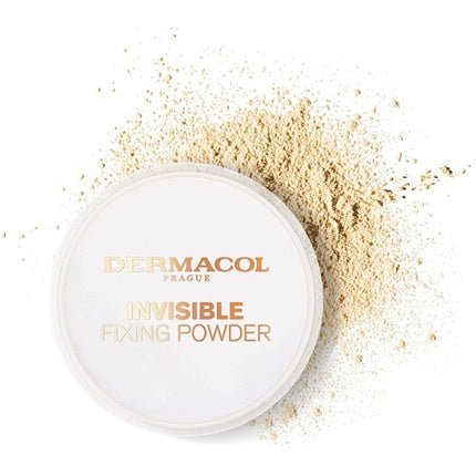 Dermacol Invisible Fixing Face Powder Touch - Proof Translucent Powder for Oily Skin & Other Skin Types Loose Powder Makeup Matte Powder with Powder Puff 13.5g Light - Maison des fragrances