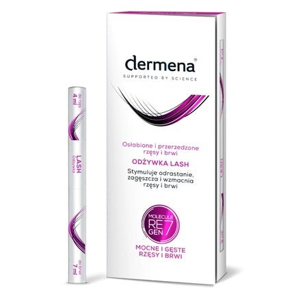 Dermena Lash And Brow Renewal Serum - 11ml Enhanced Formula For Thicker Healthier Lashes And Brows - Maison des fragrances