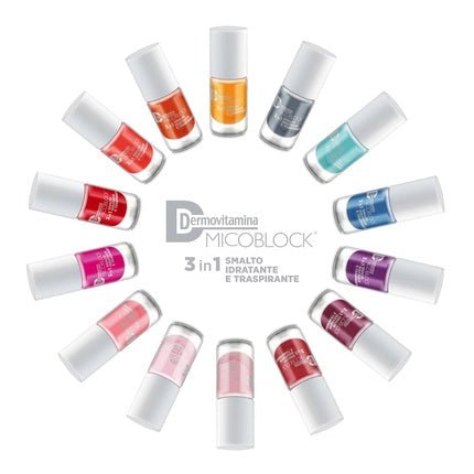 Dermovitamina Micoblock 3in1 Moisturizing and Breathable Nail Polish Light Pink 5ml - Maison des fragrances