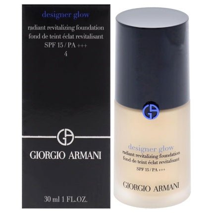 Designer Glow Radiant Revitalizing Foundation SPF 15 PA Plus 300ml by Giorgio Armani for Women - Maison des fragrances