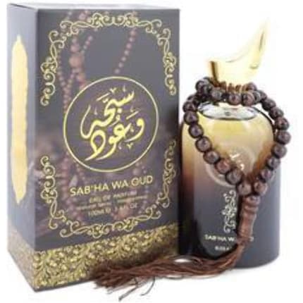 Sab'ha Wa Oud Eau de Parfum 100ml Unisex Arabian Fragrance by Rihanah