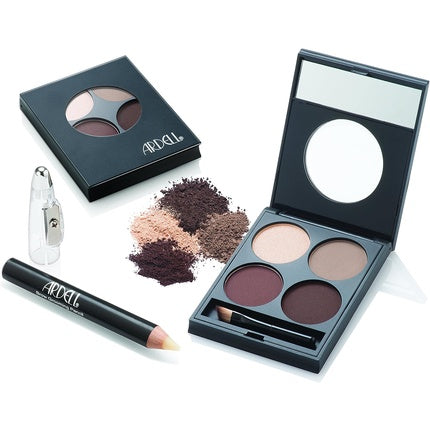 Ardell Brow Defining Kit with Eyebrow Powder, Care Stick, and Eyebrow Brush
