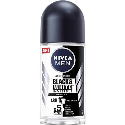 Nivea Black&White Invisible Original Antiperspirant Roll-On 50ml Nivea