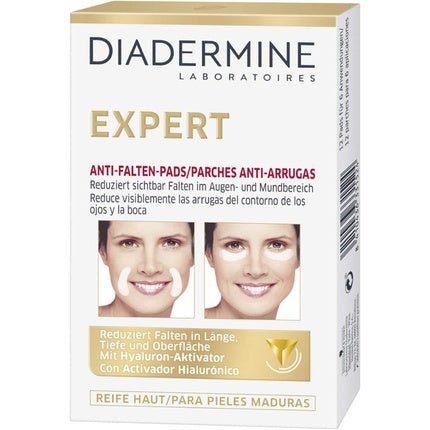 Diadermine Anti - Wrinkle with Hyaluronic Activator 12 Patches - Maison des fragrances