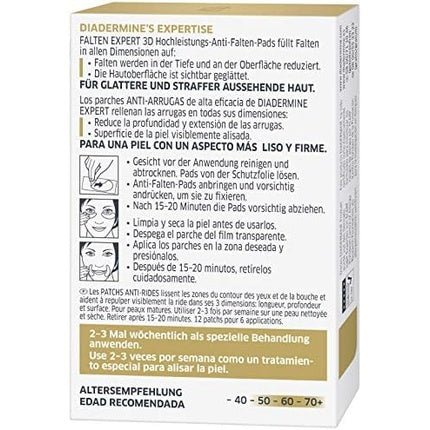 Diadermine Anti - Wrinkle with Hyaluronic Activator 12 Patches - Maison des fragrances