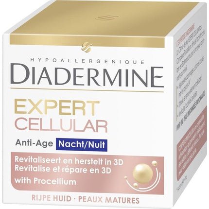 Diadermine Cellular Expert 3d Night Night Cream 50 Ml - 1 Piece - Maison des fragrances