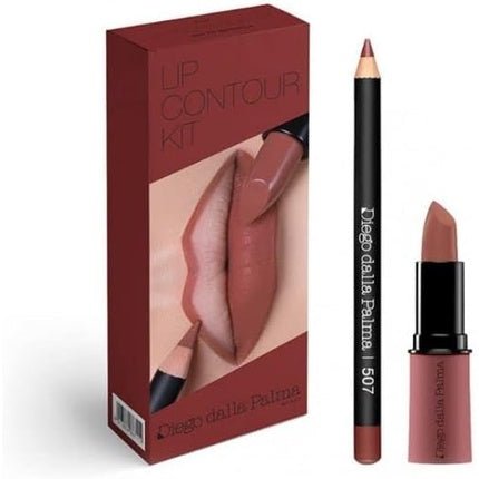 Diego Dalla Palma Lip Contour Kit Rossetto+Matita 507 Marsala - Maison des fragrances