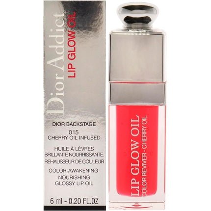 Dior Addict Lip Glow Oil 015 Cherry Clear 1 Count - Maison des fragrances