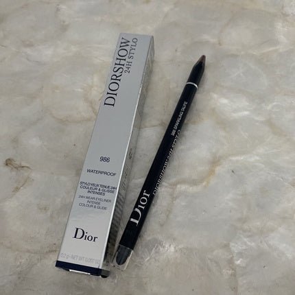 Dior Diorshow 24H Waterproof Eyeliner 986 Sparkling Taupe - Maison des fragrances