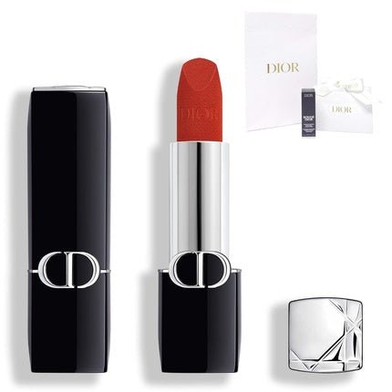 Dior Rouge Couture Colour Lipstick Floral Lip Care 777 Fahrenheit Velvet - Maison des fragrances