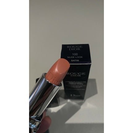 Dior Rouge Dior Couture Colour Refillable Lipstick 100 Nude Look Satin 0.12oz - Maison des fragrances