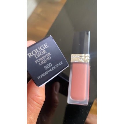 Dior Rouge Dior Forever Liquid Matte Lipstick 300 Forever Nude Style - Maison des fragrances