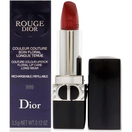 Dior Rouge Dior Refillable Lipstick 999 Metallic 3.5g - Maison des fragrances