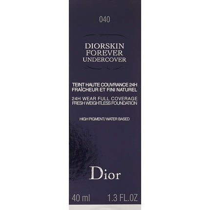 Diorskin Forever Undercover Foundation 040 Honey Beige 1.3oz - Maison des fragrances