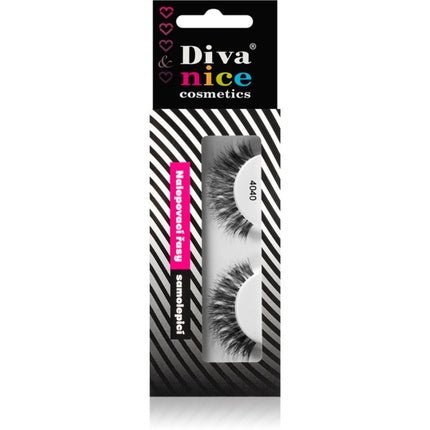 Diva & Nice Cosmetics False Eyelashes in Natural Hair No. 4040 - 1 pc - Maison des fragrances