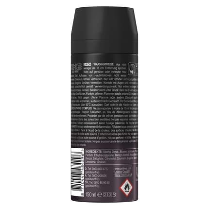 Axe Bodyspray Black Night Deodorant without Aluminum Déodorant (Déo) Mixte 150ml
