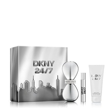 DKNY 24/7 3 Piece Gift Set with Body Lotion Coffret (Coffret) Mixte - Maison des fragrances
