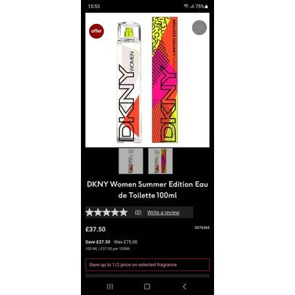 DKNY Energizing Woman 100ml Eau De Toilette Spray Limited Edition - Maison des fragrances