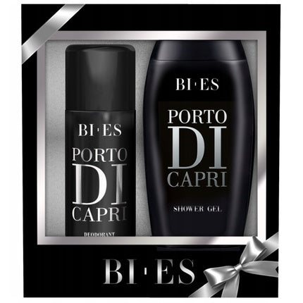 Bi-Es Porto Di Capri Deodorant And Shower Gel Set - 150ml Deodorant & 250ml Shower Gel Bi Es