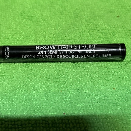 GOSH Brow Hair Stroke 24h Semi Tattoo Ink Liner 001 Brown - New and Sealed
