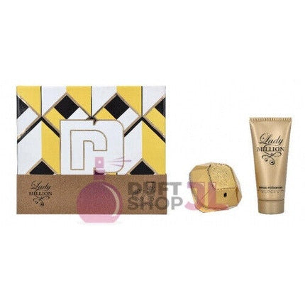 Paco Rabanne Lady Million Coffret Lady Million Eau de Parfum 100ml, Lady Million Body Lotion 80ml Paco Rabanne