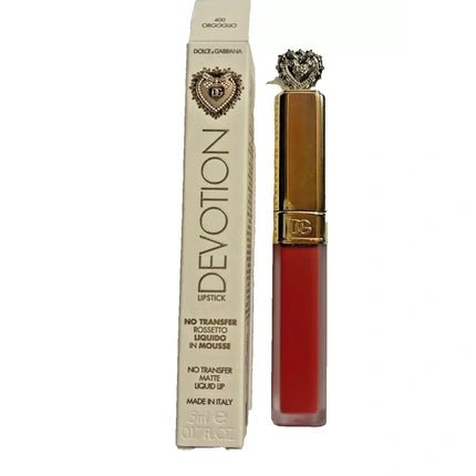 Dolce & Gabbana Devotion Liquid Lipstick - No Transfer Matte Lip 400 Orgoguo - Maison des fragrances