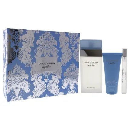 Dolce & Gabbana Light Blue Eau de toilette 100ml + Eau de toilette MINI 10ml + BC 50ml Femme - Maison des fragrances