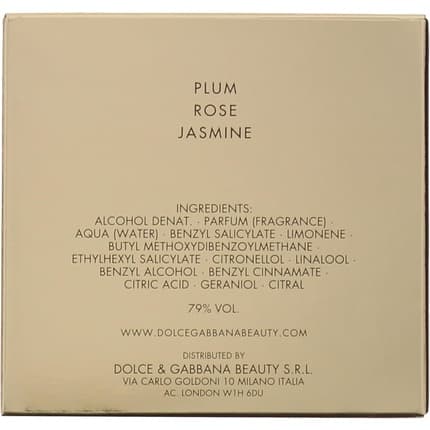 Dolce & Gabbana The One Gold Intense Eau de Parfum (EDP) Mixte 50ml - Maison des fragrances