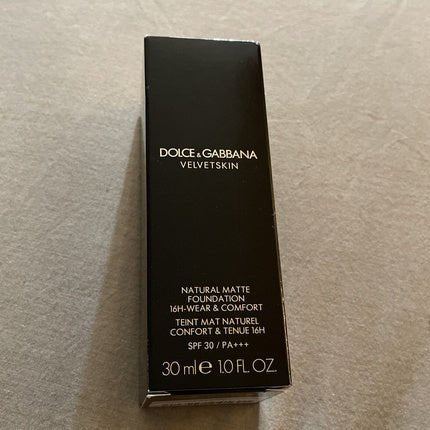 Dolce & Gabbana Velvetskin Natural Matte Foundation 210 Cream SPF 30 1oz - Maison des fragrances