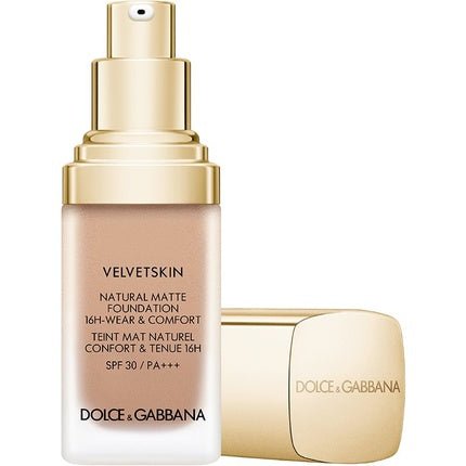 Dolce&Gabbana Velvetskin Natural Matte Foundation - BRONZE 350, SPF 30, 30 ml - Maison des fragrances