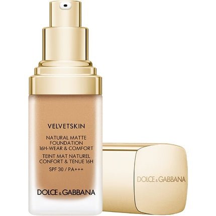 Dolce&Gabbana Velvetskin Natural Matte Foundation - CINNAMON 355, SPF 30, 30 ml - Maison des fragrances