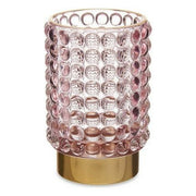 Dots Rose Gold Glass Booster 8.5 x 12.5 x 8.5 cm - Maison des fragrances