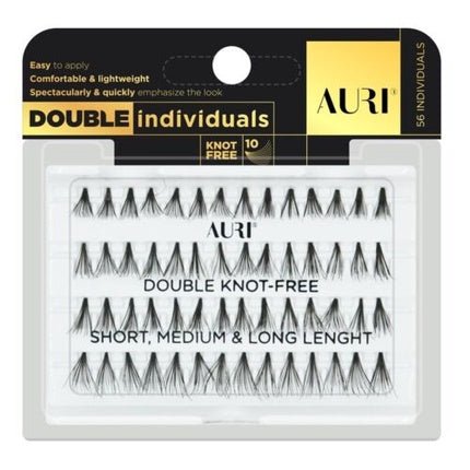 Double Individuals Eyelash Clusters Knot - Free Mix 56 Pieces Auri - Maison des fragrances