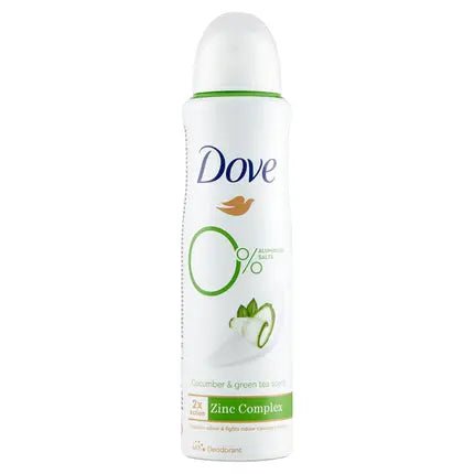 Dove 0% Aluminium Salts Cucumber & Green Tea Scent Deodorant Déodorant (Déo) Mixte 150ml - Maison des fragrances