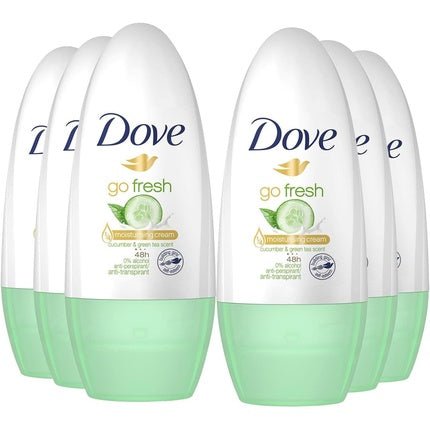 Dove 48H Protection Anti-Perspirant Roll-On Cucumber & Green Tea 50ml - Maison des fragrances
