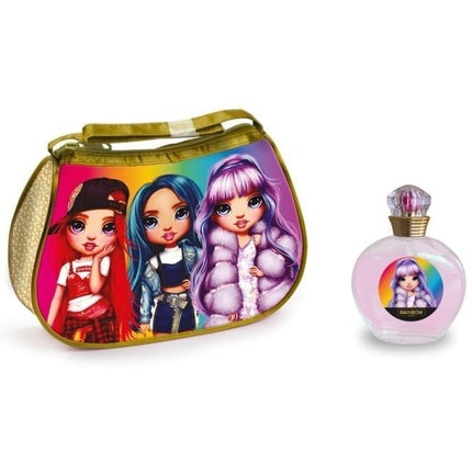 Rainbow High Culture Bag with Handle containing Eau de Toilette 50ml with Sprayer Rainbow High