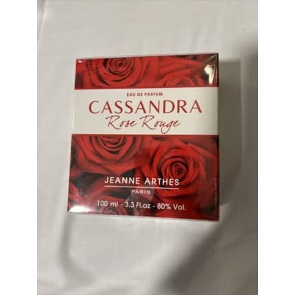 Jeanne Arthes Cassandra Roses Rouge 3.3 FL.Oz 80% Vol Eau de Parfum (EDP) Femme 98ml