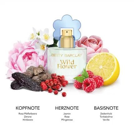 Dream Away Betty Barclay Wild Flower Lemon, Rose, Vanilla Eau de Toilette 20oz Unisexe - Maison des fragrances