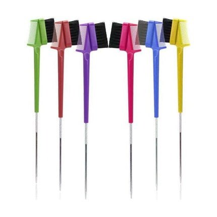 Dreamfix Double Sided Edge Brush Color Mix - Perfect For Precise Makeup Application - Maison des fragrances