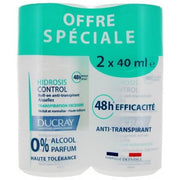 Ducray Hidrosis Control Roll-On Anti-Perspirant - Pack of 2 Déodorant (Déo) Mixte 40ml - Maison des fragrances