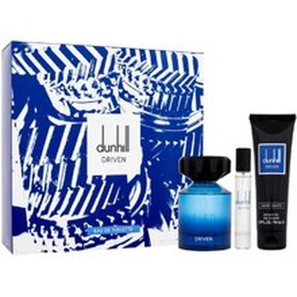 Dunhill Driven Gift Set 100 Ml, Shower Gel 90 Ml, And Miniature 15 Ml Eau de Toilette Unisexe - Maison des fragrances