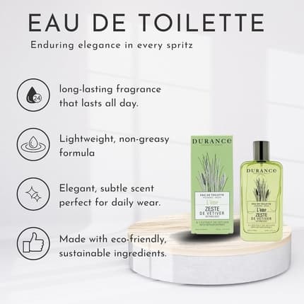 Durance L'Ome - Vetiver Zest Eau de Toilette 100ml pour homme - Maison des fragrances