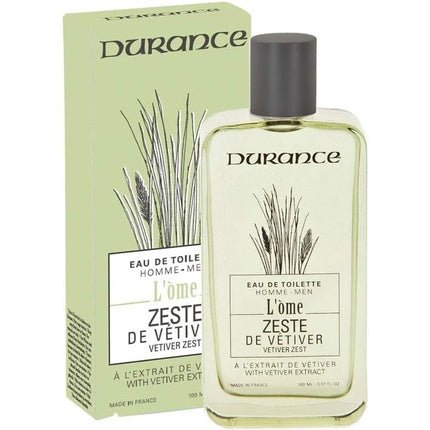 Durance L'Ome - Vetiver Zest Eau de Toilette 100ml pour homme - Maison des fragrances