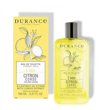 Durance Men Intensive Citron Eau De Toilette 100ml - Maison des fragrances