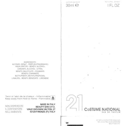 Costume National Costume National 21 Eau de Parfum 30 ml