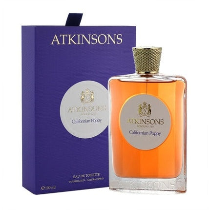 Atkinsons Californian Poppy 100ml Eau de Toilette - New & Sealed Atkinsons