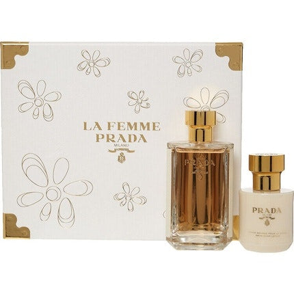 PRADA La Femme Eau De Parfum & Body Lotion Coffret BNIB Prada