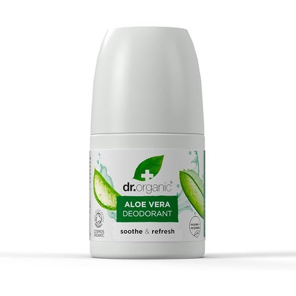 Dr Organic Organic Aloe Vera Deodorant Natural Vegan Cruelty Free Paraben & SLS Free Aluminium Free for Women & Men 50ml Dr Organic