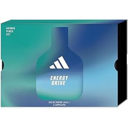 Adidas Gift Box Vibes Energy Drive Eau De Parfum 100 Ml With Pastel Green Cap