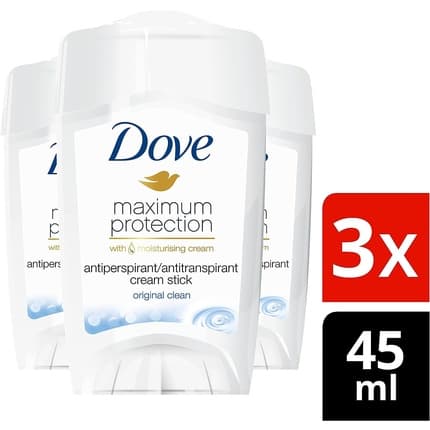 Dove Maximum Protection Original Clean Anti-perspirant Cream Stick 45ml Unisexe